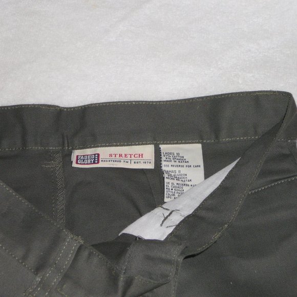 Faded Glory Comfort Fit Stretch Capri Pants 10 NWT - Picture 5 of 9